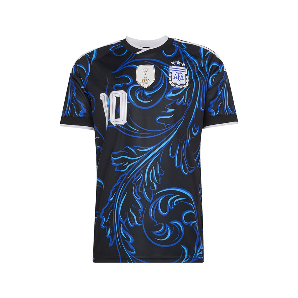 Argentina Away Fan Jersey Messi 10 Shirt 2026-2027 (Official Printing)
