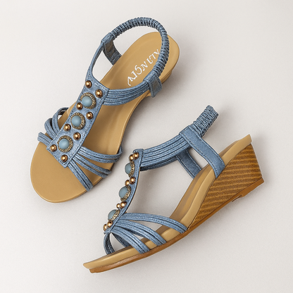 Sophia Wedge Sandals
