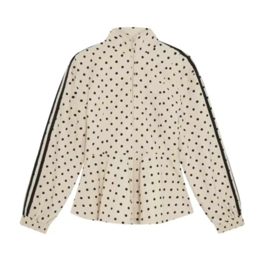 Polka Dot Jacket and Pants Set