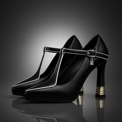 Aria Pointed Platform Heels