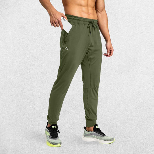 GPW Men's Athletic Sweatpants with Zipper Pockets for Training & Workouts