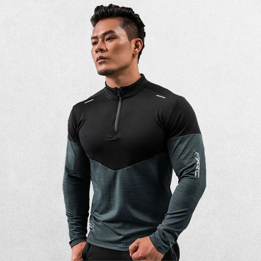 GPW Men's Compression Shirt - Long Sleeve Rashguard for Fitness