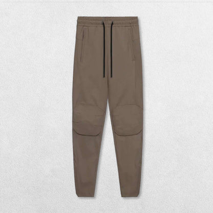 Men's Quick-Dry Gym Track Pants with Elastic Waistband for Running and Workouts