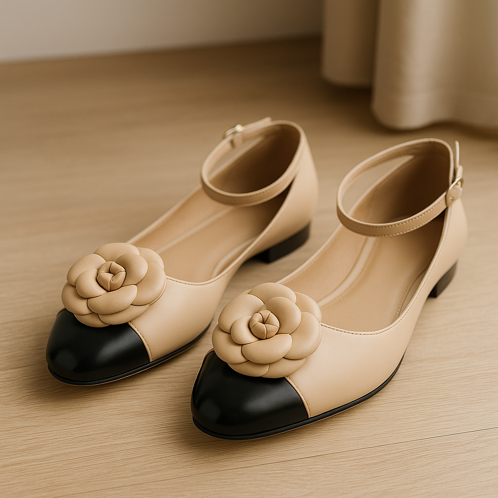 Camille Floral Flats