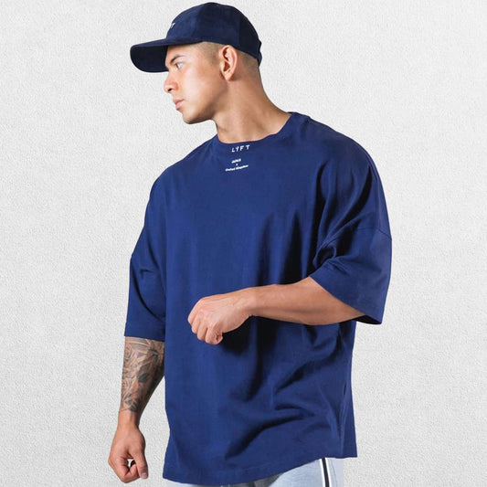 GPW Loose-Fit Short Sleeve Cotton Gym Shirt – Breathable Workout Tee