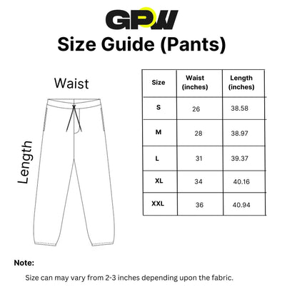 GPW Men’s Slim Fit Zip Athletic Pants - Gym Workout Track Pants with Pockets