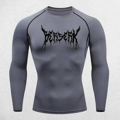 Quick Dry Rash Guard Berserk Printed Men’s Athletic Compression T-Shirt