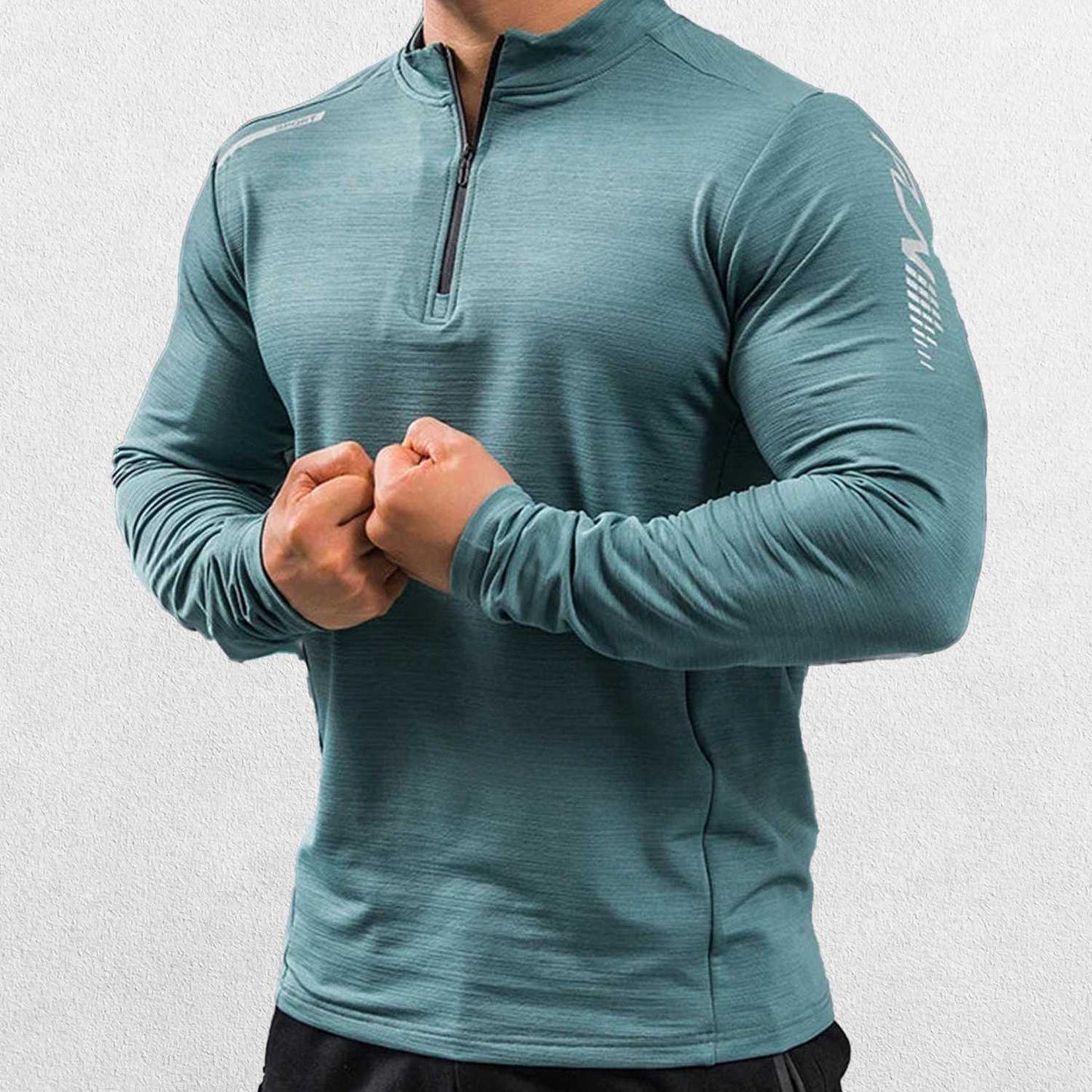 GPW Men's Compression Shirt - Long Sleeve Rashguard for Fitness
