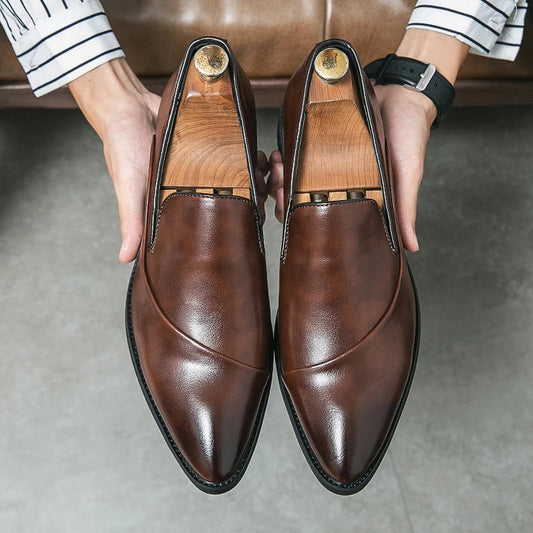Ethan Leather Dress Loafers