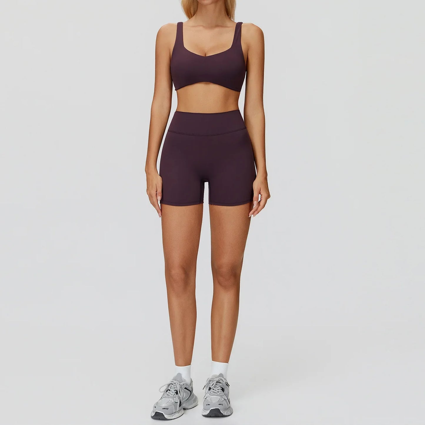 Yoga set 2 pieces women's sportswear gym clothes exercise running fitness set