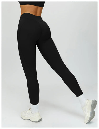 Women Sport Leggings Fitness Yoga Leggings High Waist Butt Lift Curves Workout Tights Elastic Gym Training Pants Female Pants