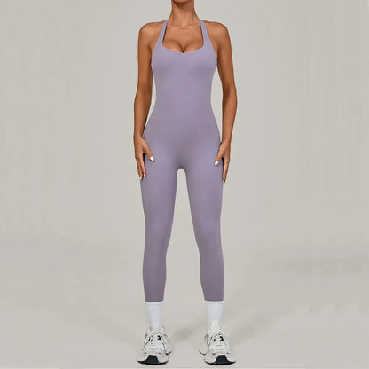 Yoga Jumpsuit Fitness Tracksuit Sports Overalls Gym Clothing Set Yoga Wear Workout Clothes for Women Outfit push-up Activewear
