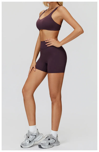 Yoga set 2 pieces women's sportswear gym clothes exercise running fitness set