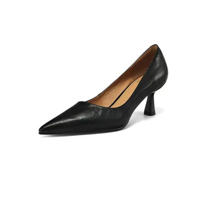 Giulia Genuine Leather Pumps