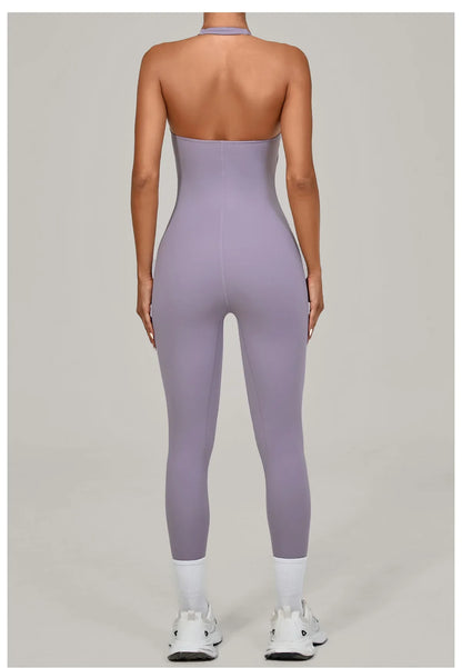 Yoga Jumpsuit Fitness Tracksuit Sports Overalls Gym Clothing Set Yoga Wear Workout Clothes for Women Outfit push-up Activewear
