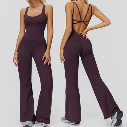 Gym Set Women Tracksuit Yoga Suit Sportswear Women Suit Sports Jumpsuit Fitness Rompers Stretch Female Push Up Workout Bodysuits