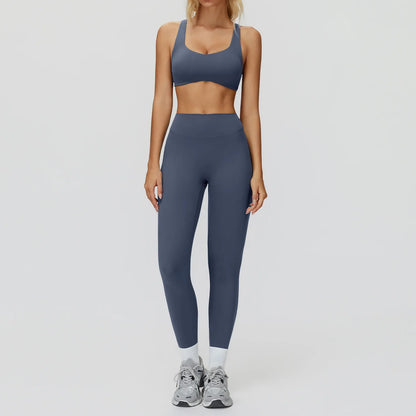 Yoga set 2 pieces women's sportswear gym clothes exercise running fitness set