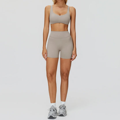 Yoga set 2 pieces women's sportswear gym clothes exercise running fitness set