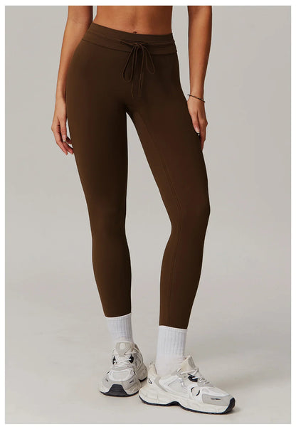 Women Gym Leggings Workout Yoga Sports Pant Stretchy High Waist Straps Leggings Fitness Tights Sports Push Up Activewear Pants