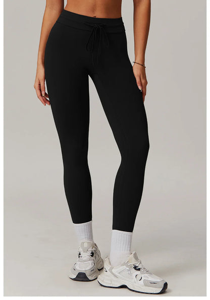 Women Gym Leggings Workout Yoga Sports Pant Stretchy High Waist Straps Leggings Fitness Tights Sports Push Up Activewear Pants