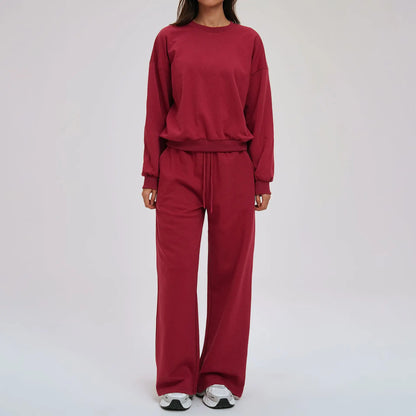 2-piece Yoga Set Women's Hoodie Set Winter Loose Long Sleeved Sports Set Outdoor Fitness Set Cycling Shorts Casual Set