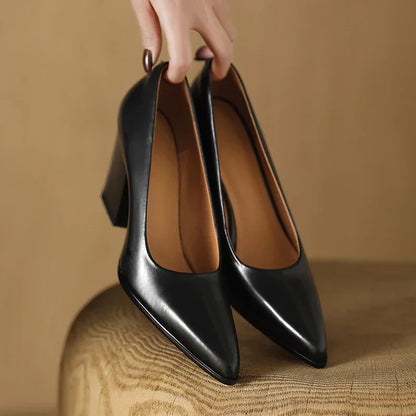 Sofia Leather Pumps