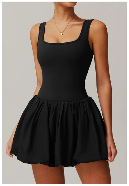 Rompers Women Yoga Jumpsuit Set Sexy Anti Glare One-Piece Jumpsuit Dance Ballet Sports Dress Gym Push up Running Tennis Sports