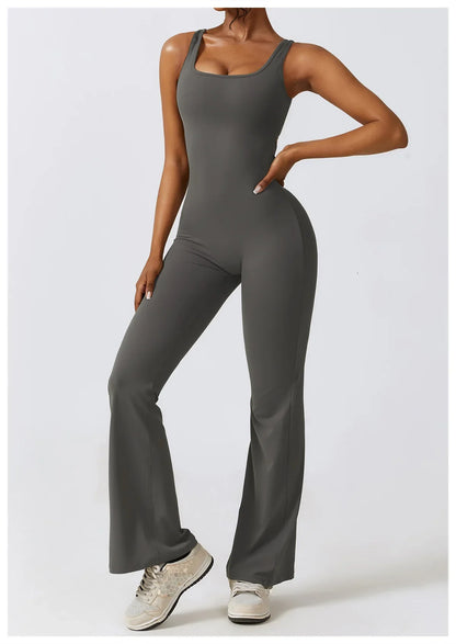 Women Tracksuit Sexy Jumpsuits Yoga Suit One-Piece Sport Fitness Workout Set Stretch Bodysuit Gym Clothes Push Up Sportswear