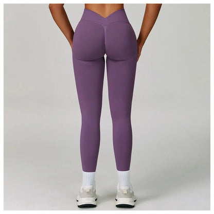 Fitness Leggings Women's High Waist Yoga Leggings Seamless High Stretchy Butt Lifting Breathable Sports Pants Women Gym Leggings