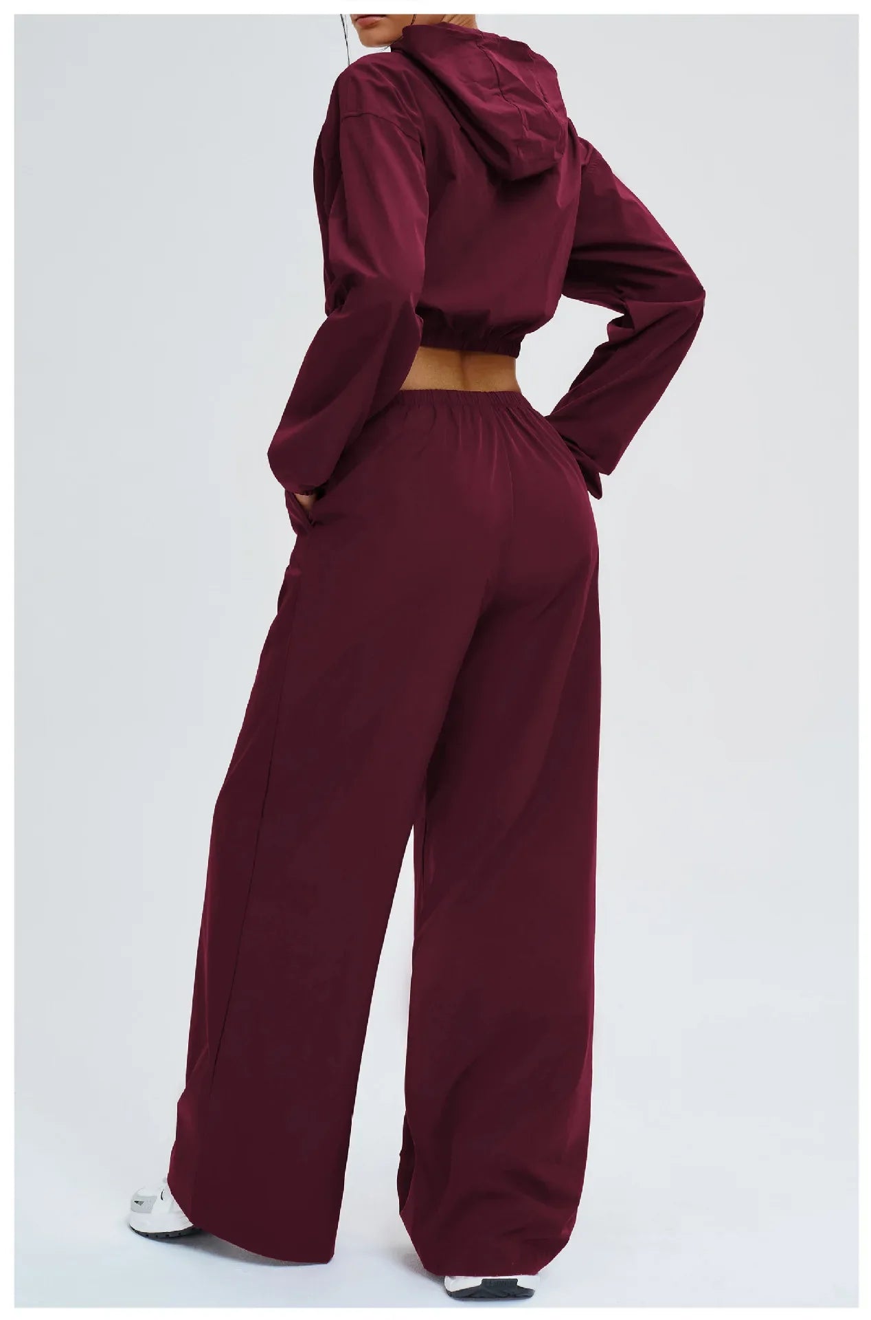 2 Piece Yoga Set Women's Sports Sun Protection Set Zipper Windproof Hooded Sun Protection Leisure Set Outdoor Sports Cycling Set