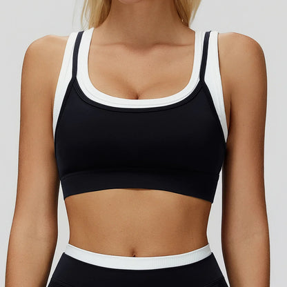 Yoga Underwear Women Sports Bra Breathable Shock Proof Gym Workout Fitness Push up Top Yoga Running Active Sportswear Vest Bra
