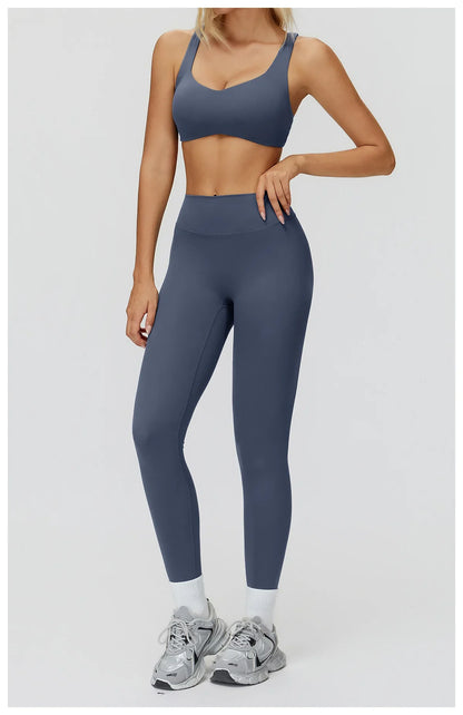 Yoga set 2 pieces women's sportswear gym clothes exercise running fitness set