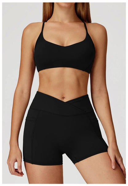 Sport Bra Women Yoga Bra Running Vest Gym Workout Underwear Padded Crop Tops Female Sportswear Brassiere Push Up Fitness Bras