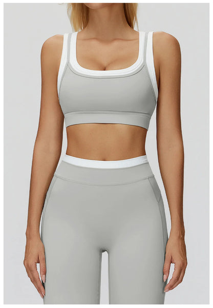 Yoga Underwear Women Sports Bra Breathable Shock Proof Gym Workout Fitness Push up Top Yoga Running Active Sportswear Vest Bra