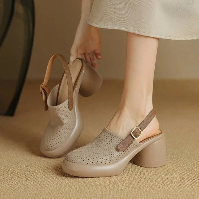 Léa Hollow Heel Sandals