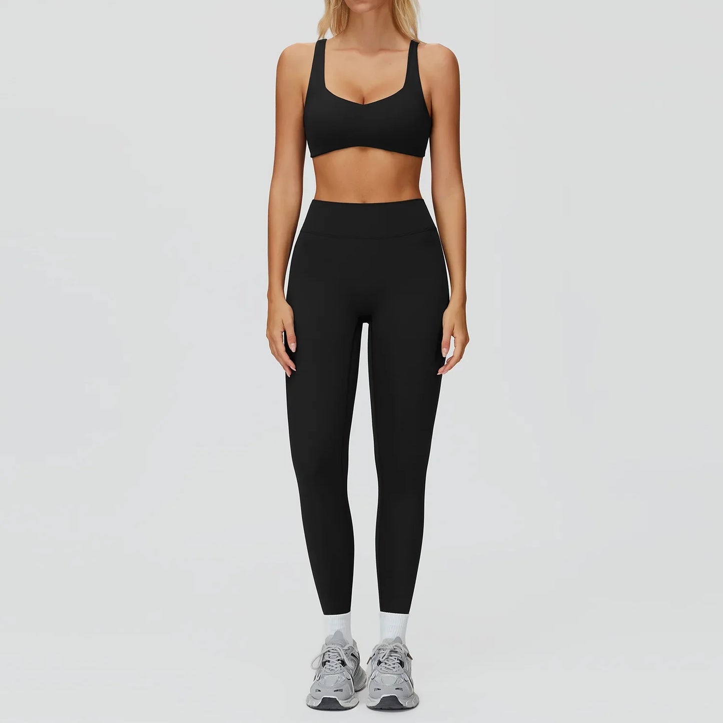 Yoga set 2 pieces women's sportswear gym clothes exercise running fitness set