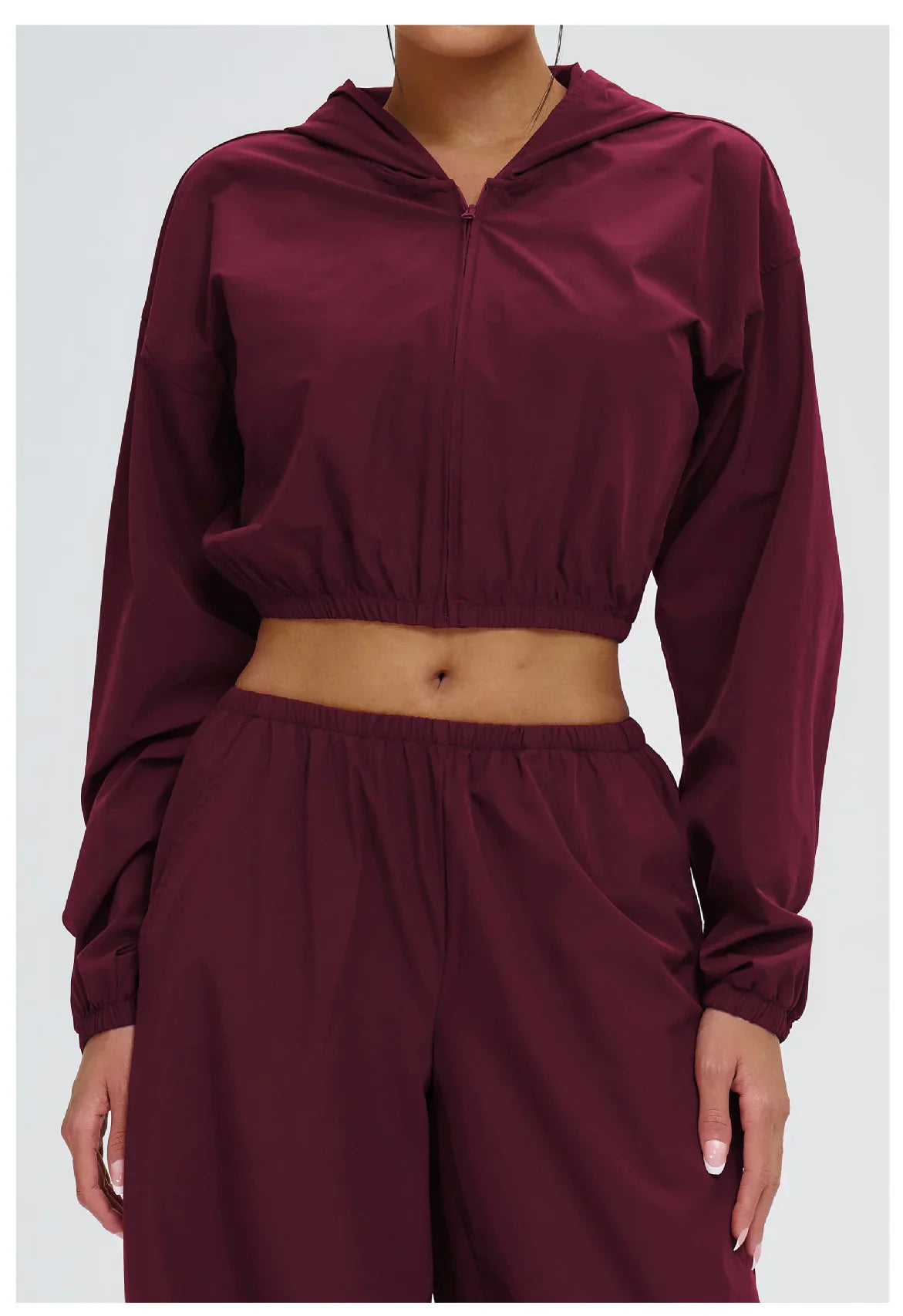 New Yoga Long Sleeve Outdoor Sunscreen Coat Women's Zipper Windproof Hoodie Sports Coat Cycling and Mountaineering Outerwear Top
