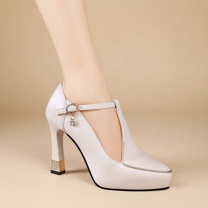 Aria Pointed Platform Heels